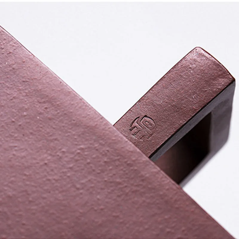 Mythstone Yixing All Handmade Gomoku Playing Chess Purple Clay Kung Fu Square Teapot 280ml - Image 21