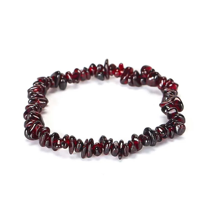 Natural Irregular Shape Crystal Stone Warmth Soothing Bracelet - Image 28