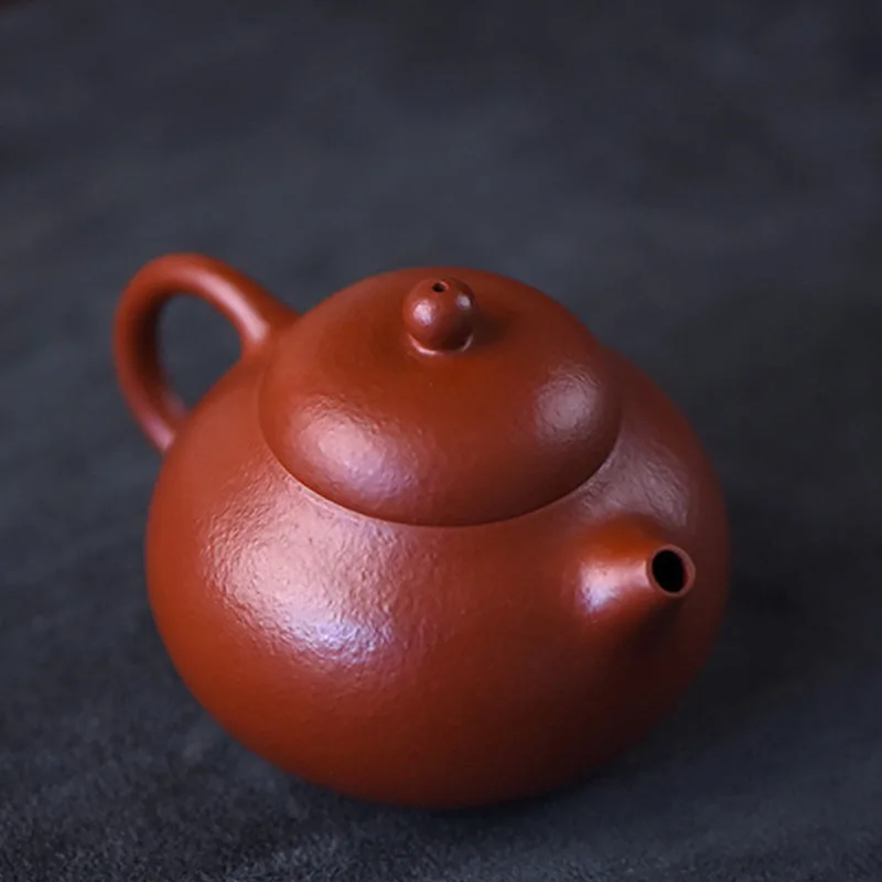 Mythstone Yixing All Handmade Wen Dan Brown Purple Clay Kung Fu Teapot - Image 8