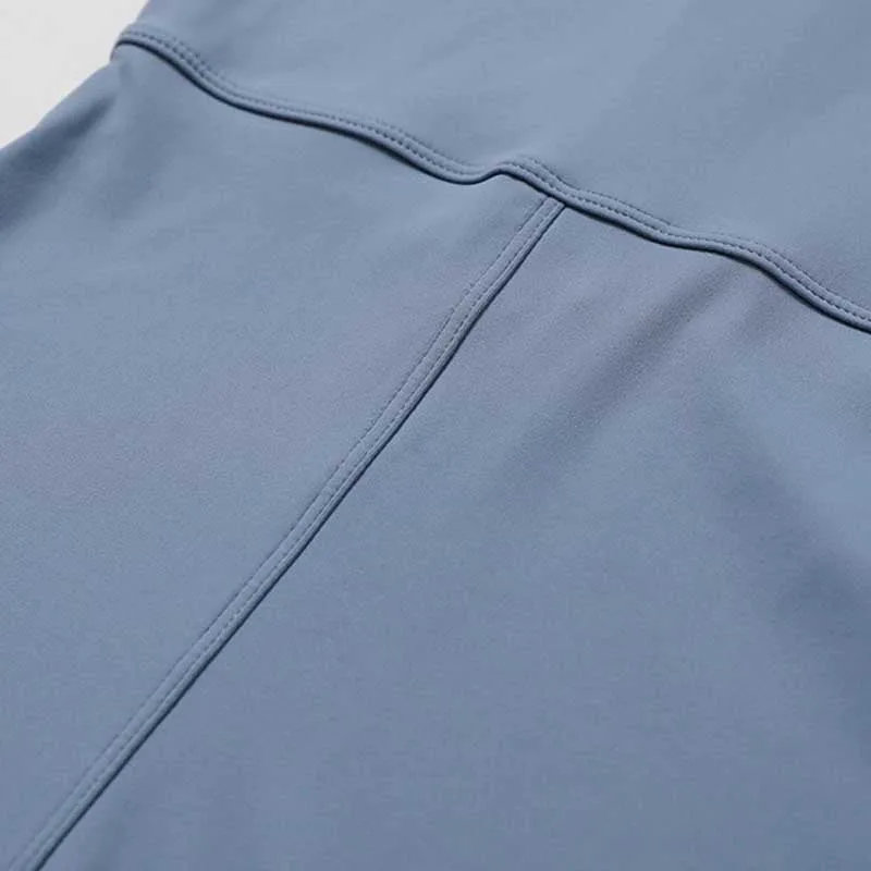 Mythstone High Stretch Zipper Short Sleeve Jumpsuit Sports Fitness Yoga Women Bodysuit - Image 12