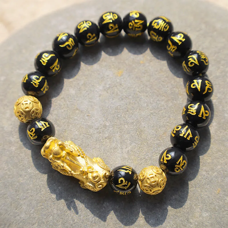 MythStone FengShui PiXiu Obsidian Wealth Bracelet - Image 12