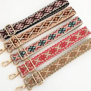 Mythstone Multicolor Embroidered Shoulder Bag Straps