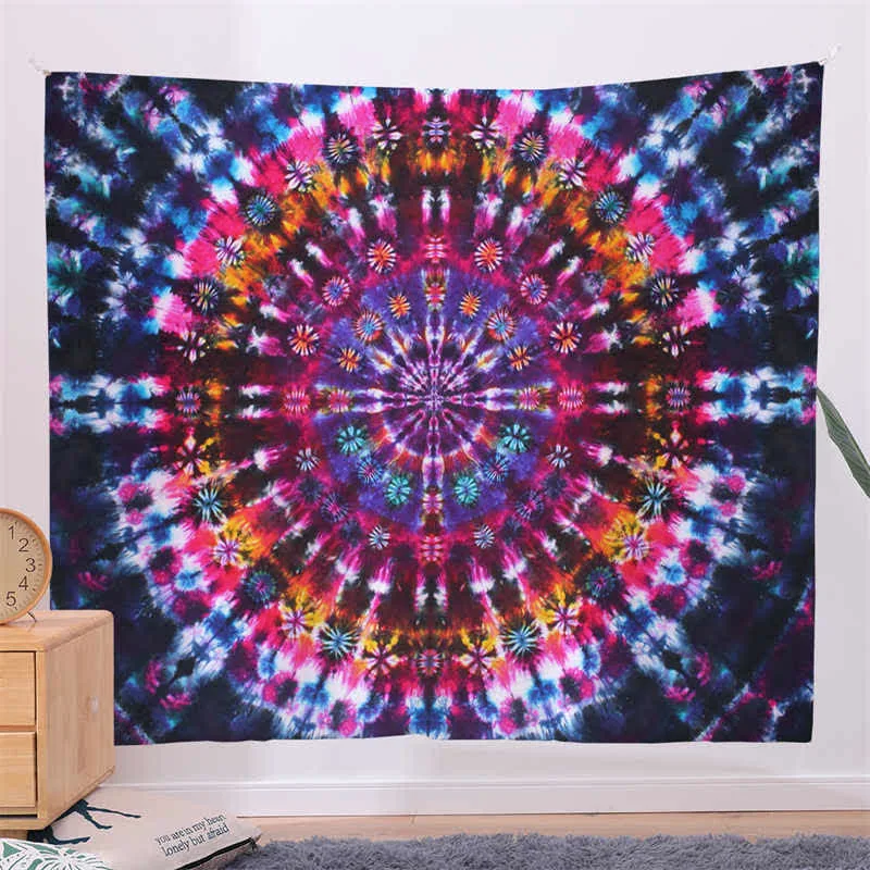Bohemian Mandala Pattern Tapestry Wall Hanging Wall Art Focus Creativity Home Living Room Decor - Image 5
