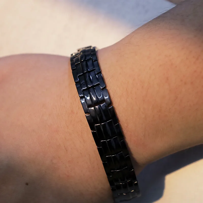 Vintage Magnetic Solid Copper Cuff Bracelet Bangle - Image 7