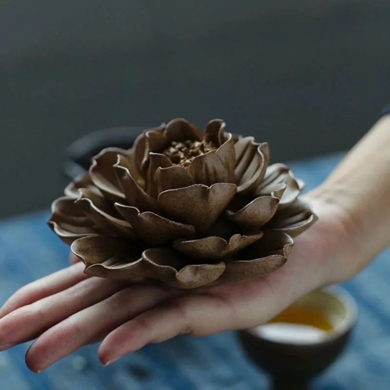 Mythstone Tibetan Backflow Lotus Meditation Incense Burner - 图片 4