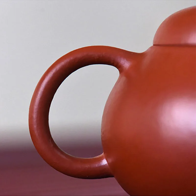 Mythstone Yixing All Handmade Wen Dan Brown Purple Clay Kung Fu Teapot - Image 13