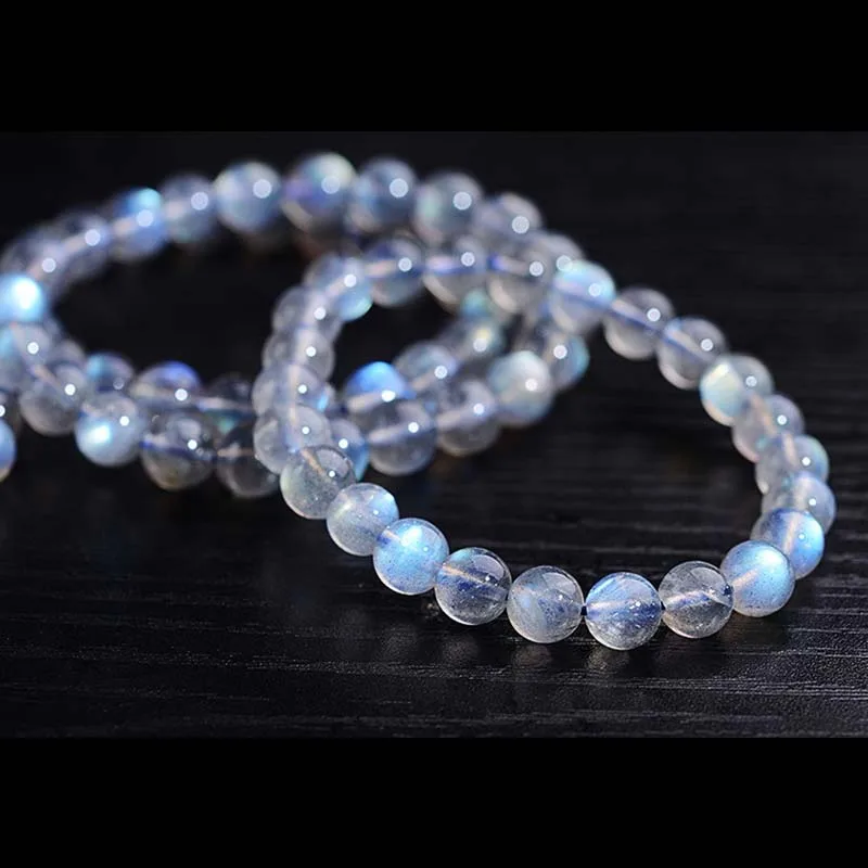 Mythstone Natural Moonstone Healing Beads Bracelet - Image 9