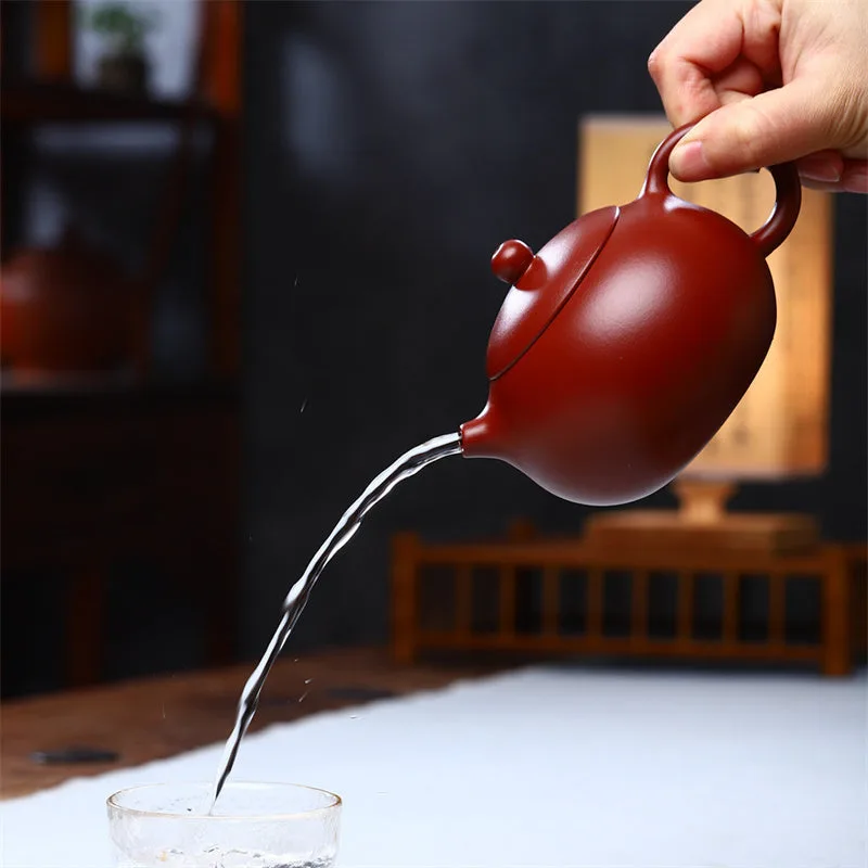 Mythstone Vintage Xishi Teapot Purple Clay Kung Fu Teapot 240ml - Image 5