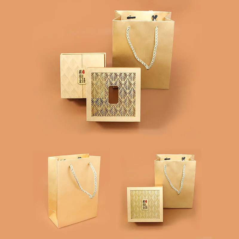 Mythstone Retro Jewelry Storage Feather Pattern Box Gift Box - Image 7