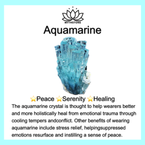 Mythstone 108 Mala Beads Aquamarine Healing Bracelet Aquamarine 1 300x300