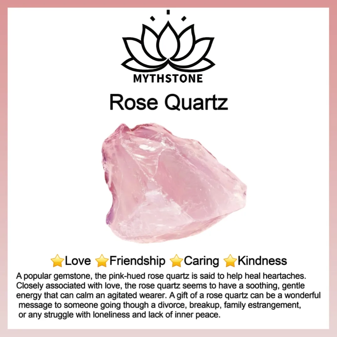 Mythstone Natural Amethyst Rose Quartz Crystal Charm Lucky Healing Anklet - Image 8