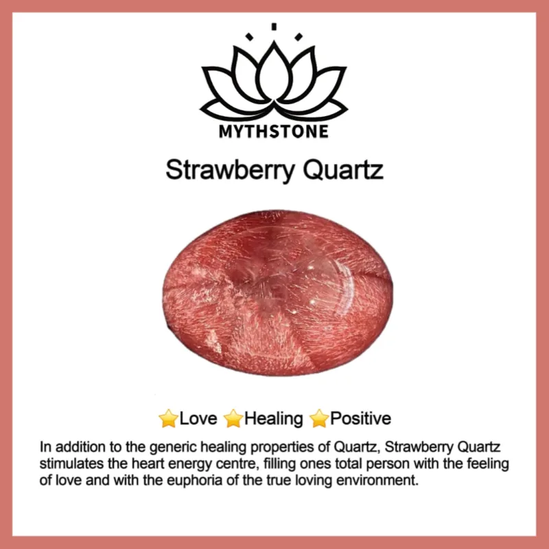 Mythstone Natural Strawberry Quartz Cinnabar Lucky Koi Fish Healing Bracelet - Image 29