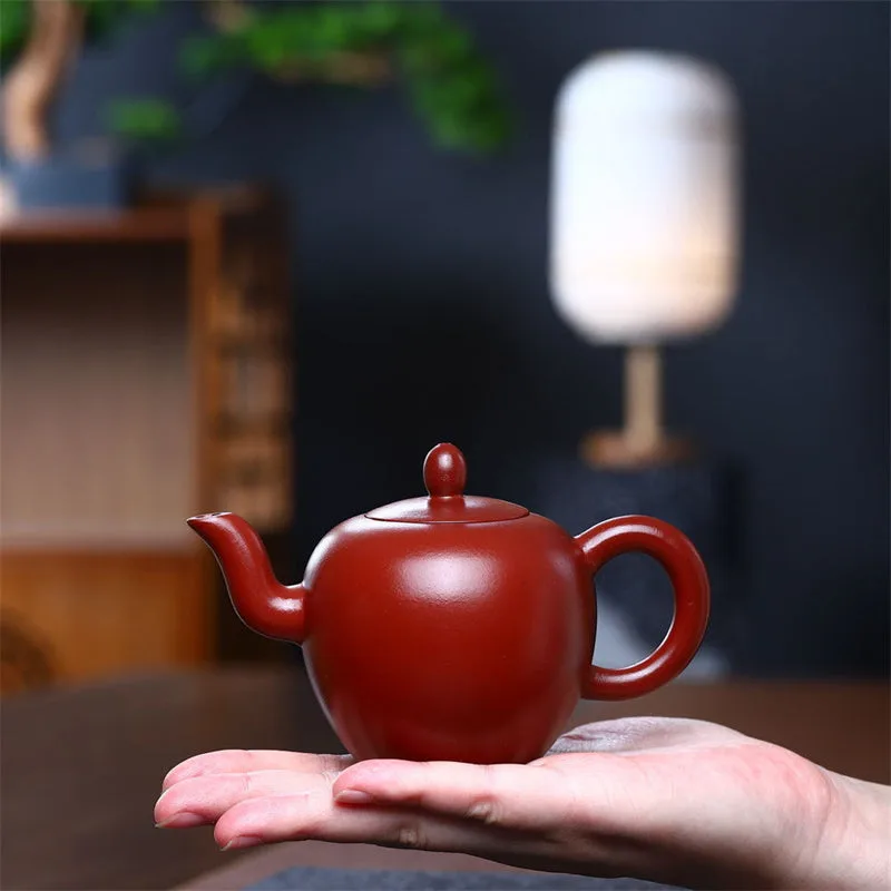 Mythstone Yixing Semi-handmade Brown Purple Clay Kung Fu Teapot 200ml - Image 2