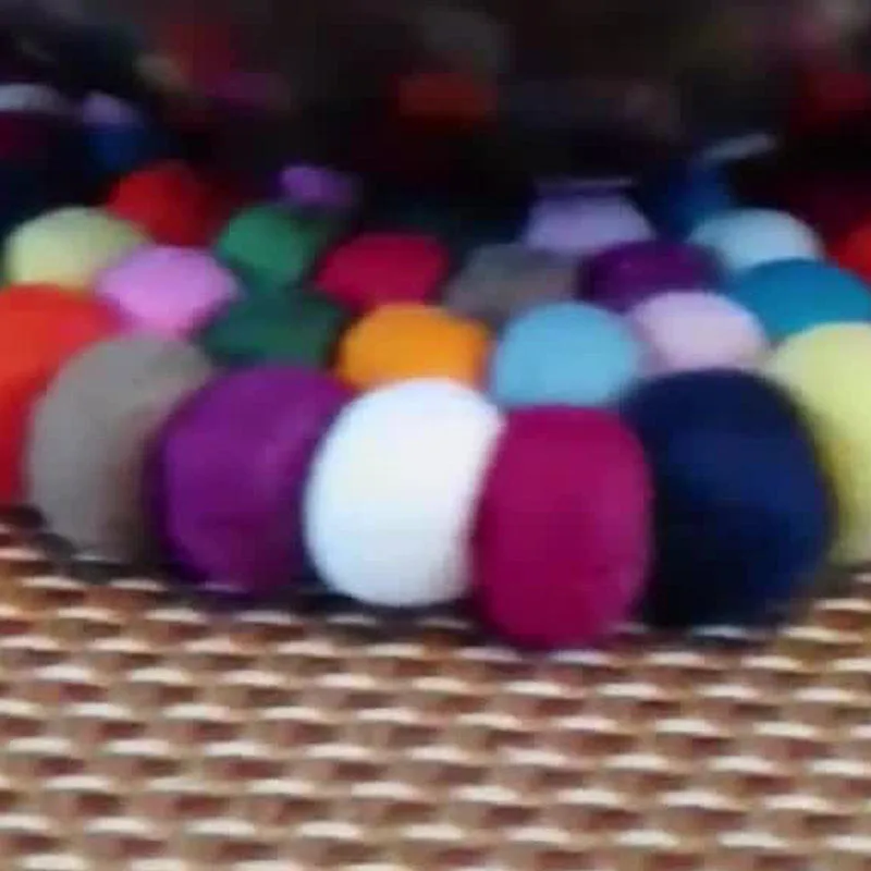 Mythstone Tibetan Singing Bowl Handcraft Felted Wool Cushion Decoration - Image 8