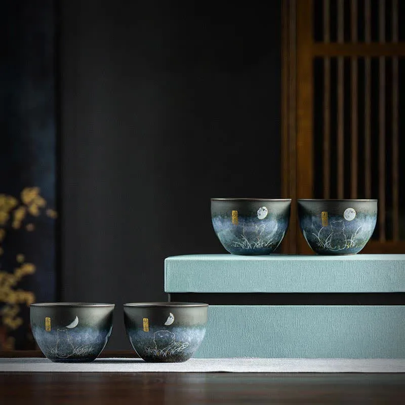 Mythstone Ceramic Teacup Lovely Cat Black Tea Cups 140ml - Image 13