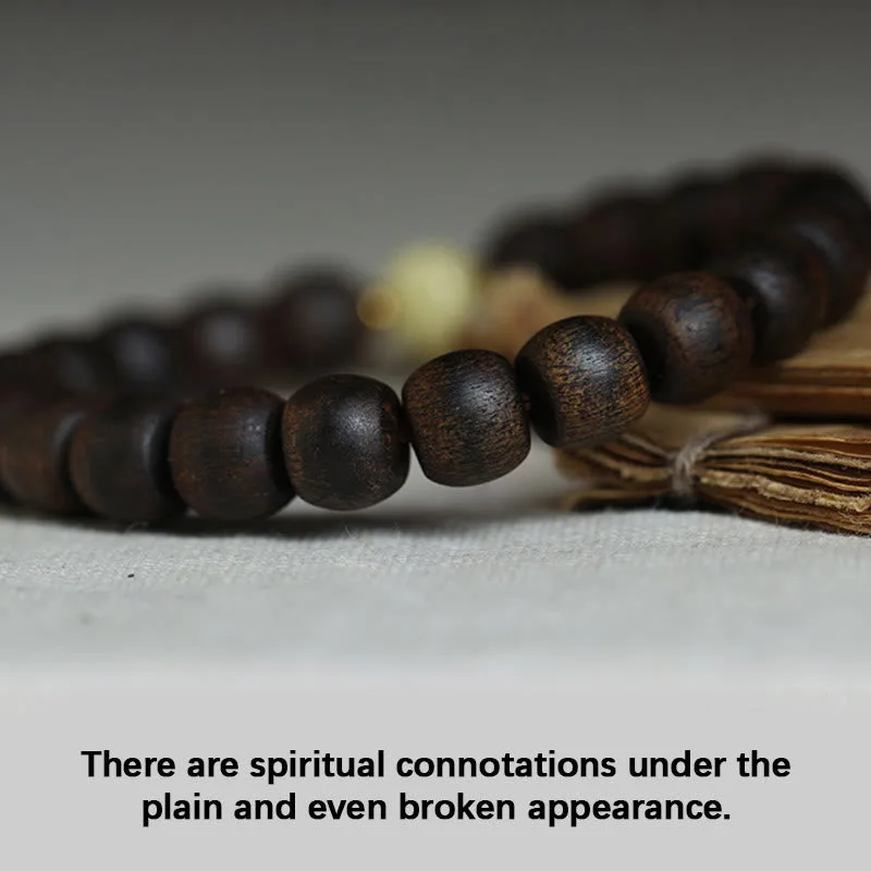 Mythstone Rare Brunei Agarwood Amber Balance Peace Calm Bracelet - Image 15