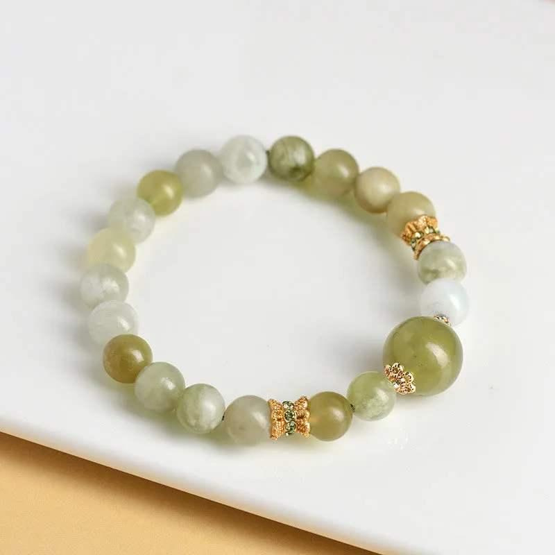 Mythstone Green Grape Color Jade Abundance Bracelet - Image 8