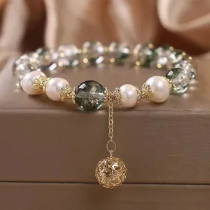 Mythstone Green Phantom Pearl Self-acceptance Charm Bracelet
