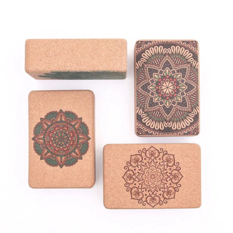 Mythstone Tibetan Mandala Mindful Yoga Cork Block - Image 18