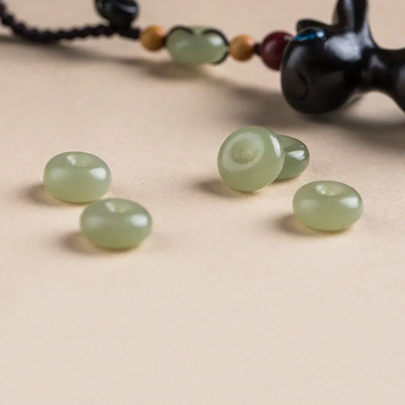 Mythstone Green Sandalwood Ebony Wood Mini Deer Positive Peace Buckle Key Chain Phone Hanging Decoration - Image 14