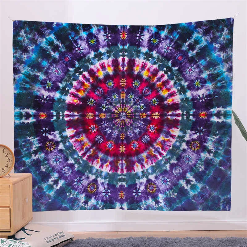 Bohemian Mandala Pattern Tapestry Wall Hanging Wall Art Focus Creativity Home Living Room Decor - Image 6