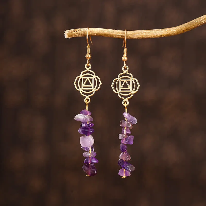 Healing Crystals Zen Cairn Confidence Earrings - Image 14