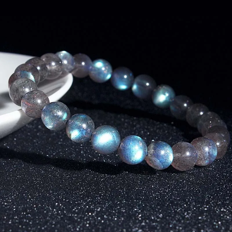 Mythstone Natural Moonstone Healing Beads Bracelet