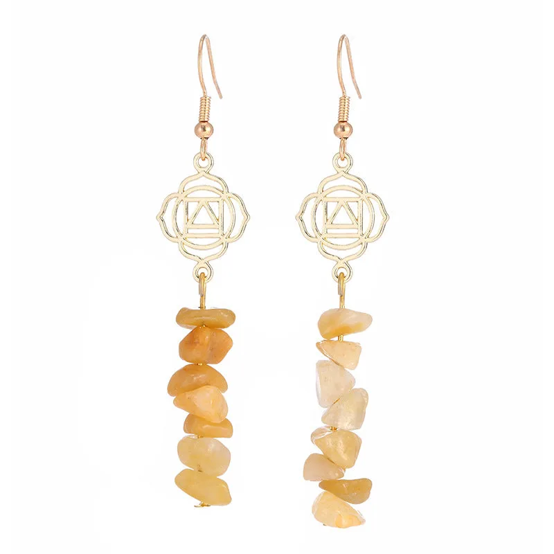 Healing Crystals Zen Cairn Confidence Earrings - Image 21