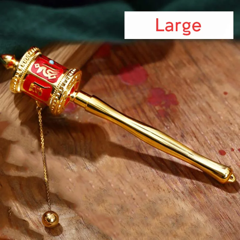 Mythstone Tibetan Prayer Wheel Six True Words Blessing Meditation Decoration - Image 11