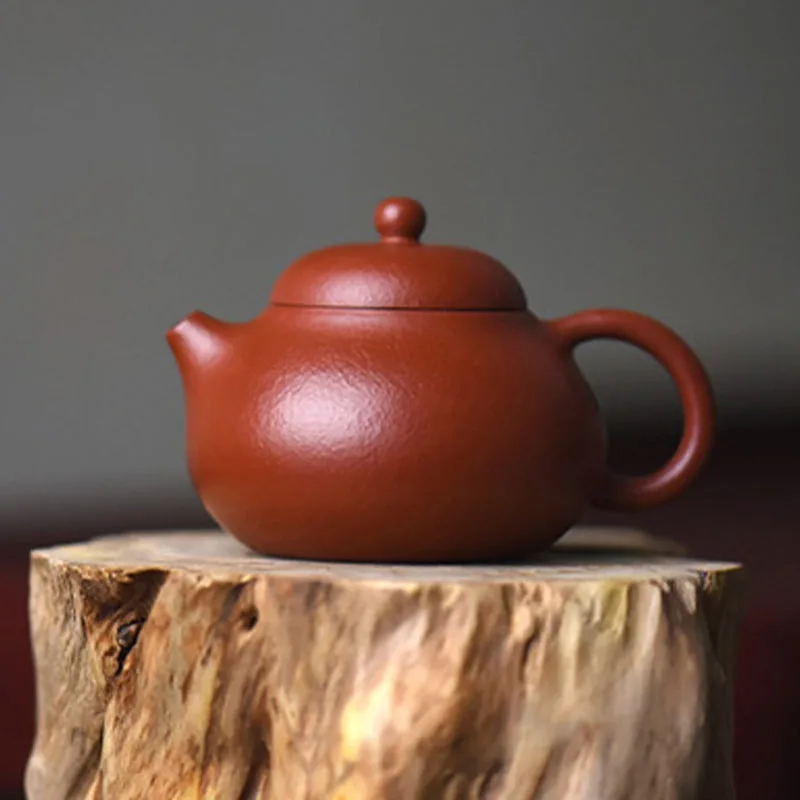 Mythstone Yixing All Handmade Wen Dan Brown Purple Clay Kung Fu Teapot - Image 17