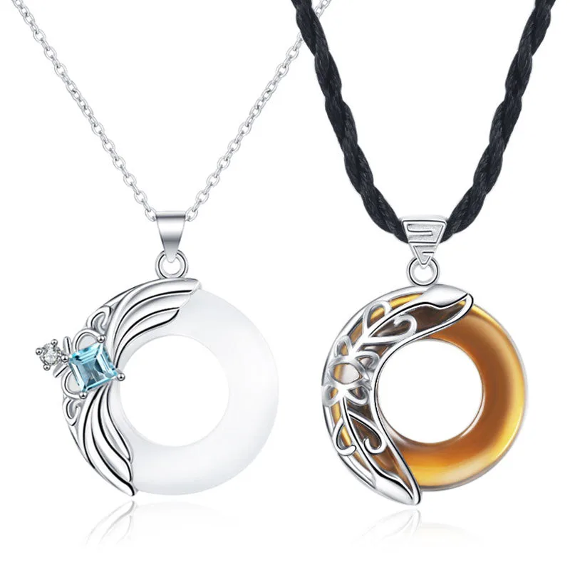 Mythstone Love Wings Copper Luck Healing Necklace Pendant - Image 9