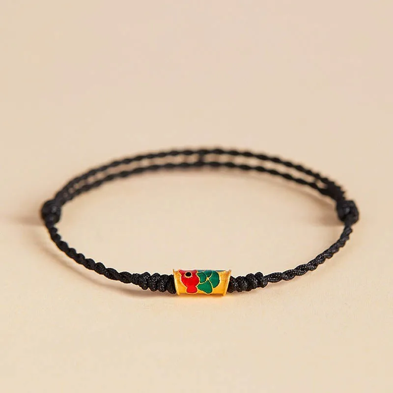 Mythstone Handcrafted Koi Fish Wealth Prosperity Braided Rope Bracelet - Image 13