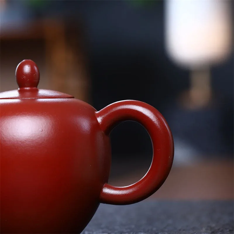 Mythstone Yixing Semi-handmade Brown Purple Clay Kung Fu Teapot 200ml - Image 6