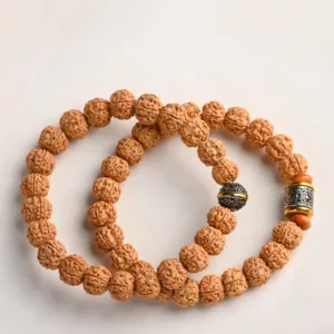 Mythstone Tibet Rudraksha Bodhi Seed Wealth Auspiciousness Bracelet