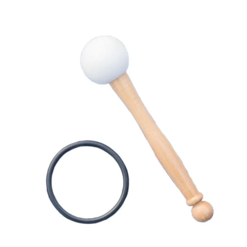 Mythstone Tibetan Crystal Sound Bowl Candy Color Handcrafted for Yoga and Mindfulness Meditation Singing Bowl - Image 11