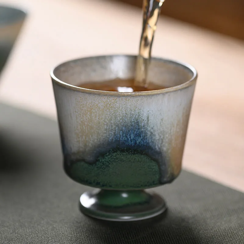 Mythstone Vintage Furnace Transmutation Kiln Porcelain Teacup Kung Fu Tea Cup - Image 10