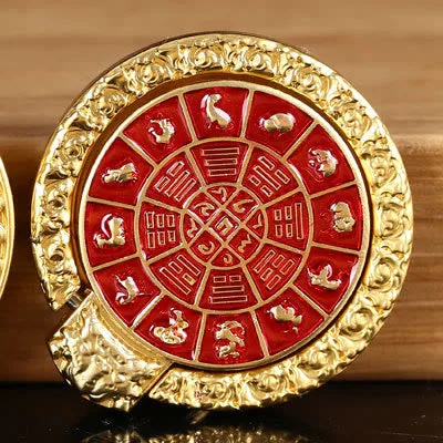 Mythstone Tibetan Om Mani Padme Hum Peace Phone Ring Bracket Universal Phone Holder Decorations - Image 16