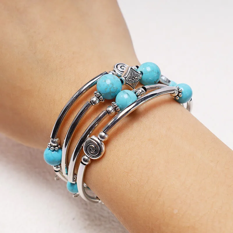 Mythstone Tibetan Turquoise Balance Bracelet - Image 2