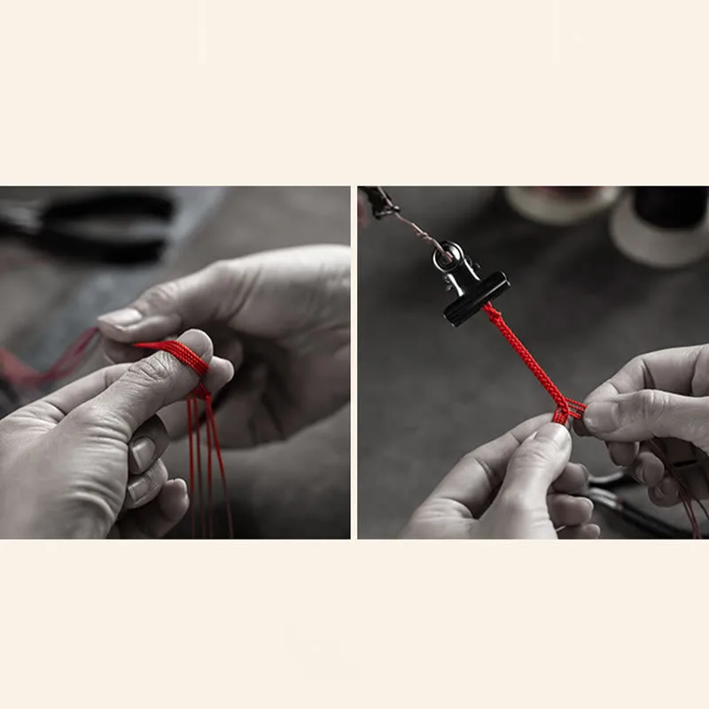 Mythstone 925 Sterling Silver Tibet Handmade Om Mani Padme Hum Luck Protection King Kong Knot Braided Bracelet - Image 30