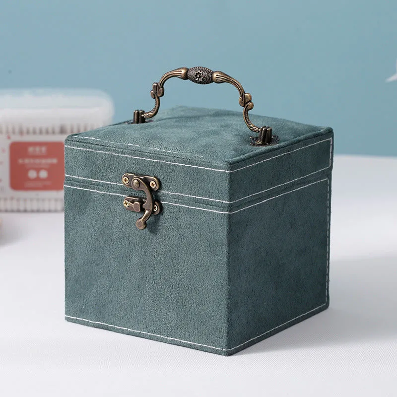 Mythstone Jewelry Box Organizer Three-Layer Jewelry Storage Box Flannel Gift Box - Image 9