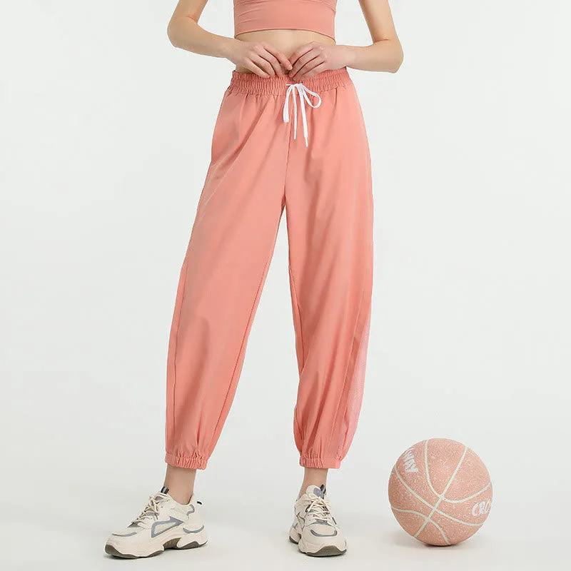 Mythstone High Waist Loose Fitness Yoga Sports Track Pants With Pockets - Image 13