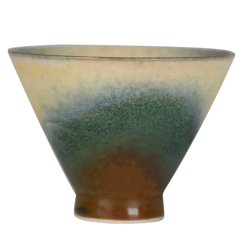 Mythstone Vintage Furnace Transmutation Kiln Porcelain Teacup Kung Fu Tea Cup - Image 8