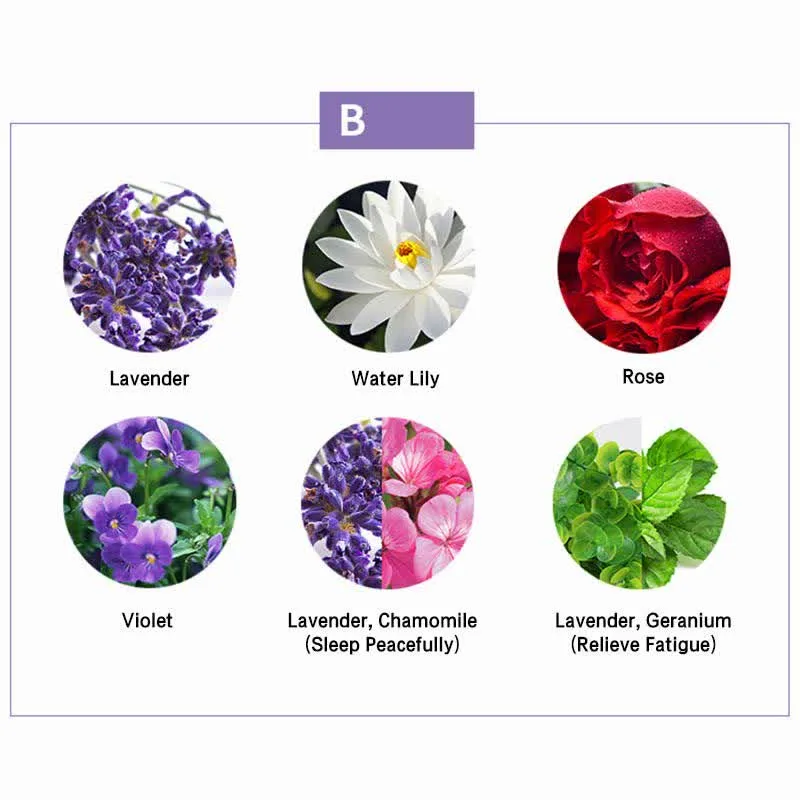 Mythstone 6Pcs Lavender Orange Jasmine Lemongrass Soothing Aromatherapy Healing Essential Oils Set - Image 7