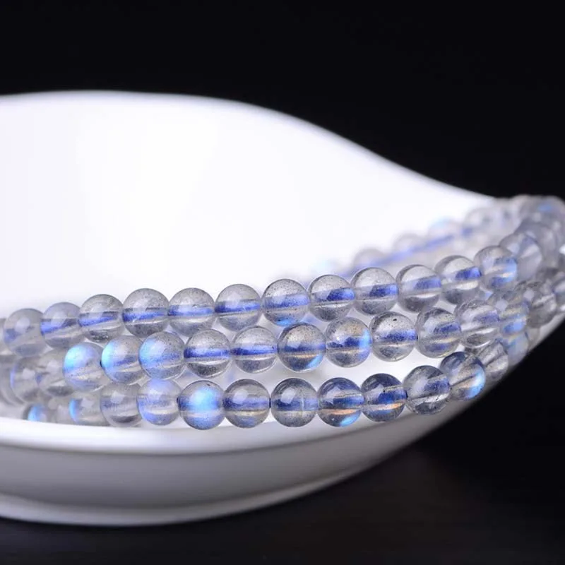 Mythstone Natural Moonstone Healing Beads Bracelet - Image 6