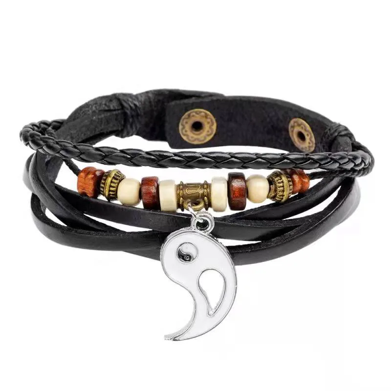 Yin Yang Pendant Couple Balance Bracelet - Image 7