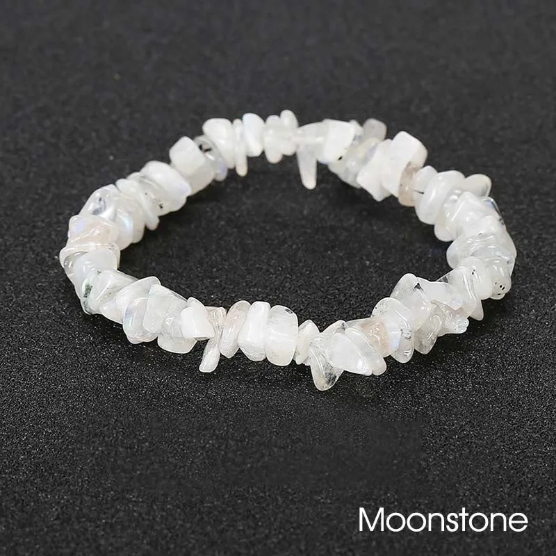 Natural Irregular Shape Crystal Stone Warmth Soothing Bracelet - Image 37