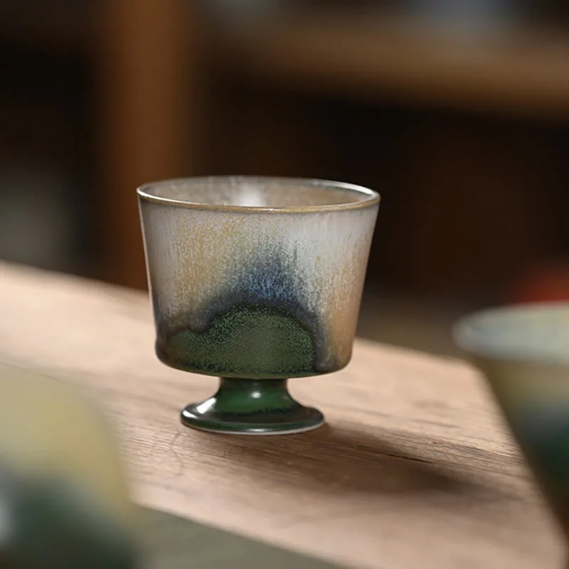 Mythstone Vintage Furnace Transmutation Kiln Porcelain Teacup Kung Fu Tea Cup - Image 13