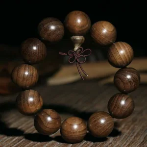 Mythstone Rare Phoebe Zhennan Wood Spirituality Blessing Bracelet