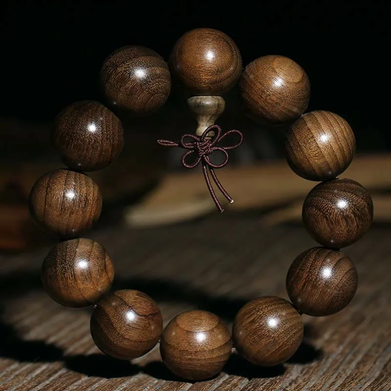 Mythstone Rare Phoebe Zhennan Wood Spirituality Blessing Bracelet