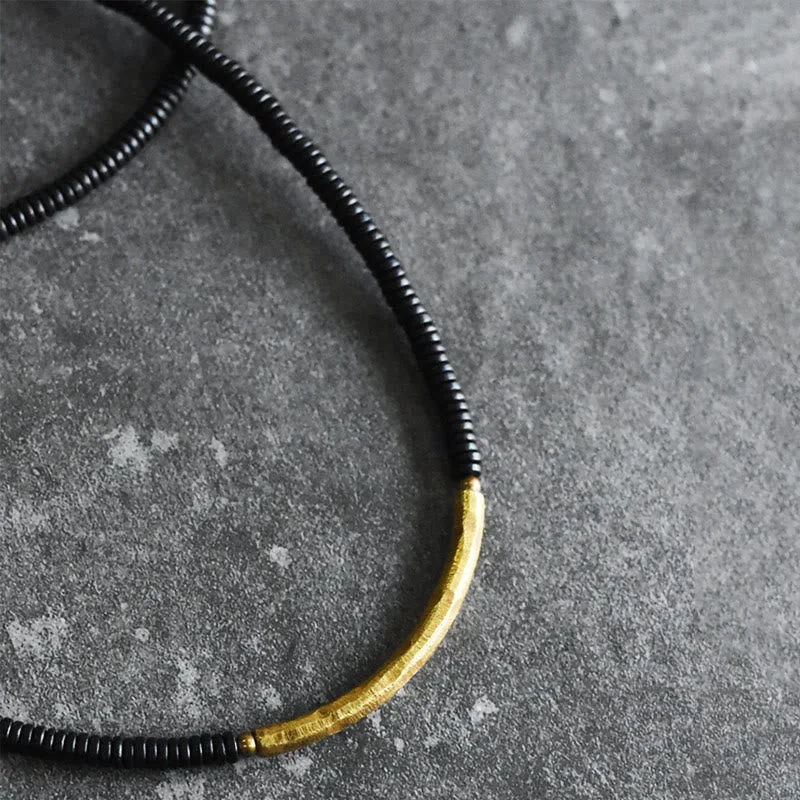 Mythstone Ebony Wood Copper Balance Multilayered Bracelet - Image 12